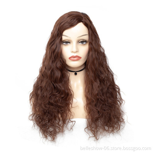 Xin Si braided synthetic wet and wavy highlight custom elastic band satin bag  kinky curly wig